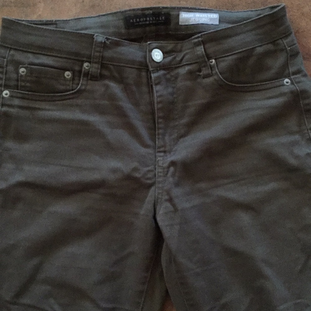 Olive Green Aero High Waisted Leggings
